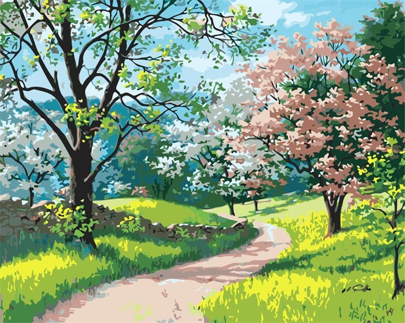 Trees Paint By Numbers