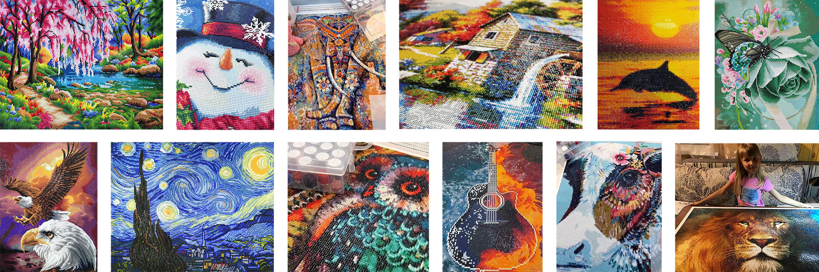 Buyer Show of Diamond Paintings from Happy Customers of Diamond Painting Pro