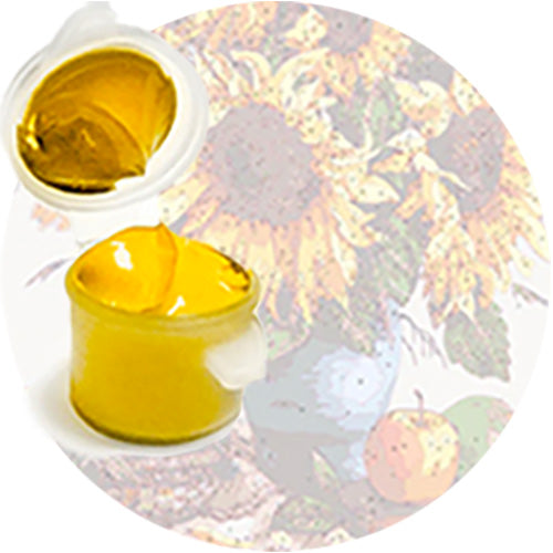 How to Paint by Numbers Step 1 - Fill in the Paint According to the Numbers