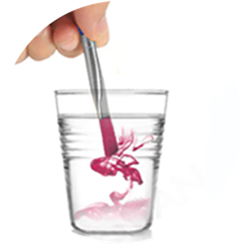 How to Paint by Numbers Step 3 - Clean Your Brush Before Switching Colors