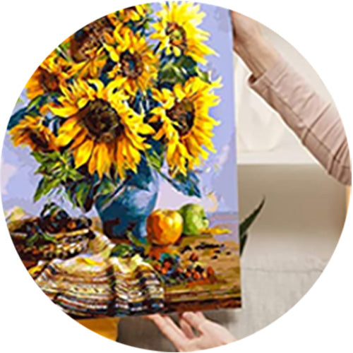 How to Paint by Numbers Step 6 - Step Back and Admire Your Beautiful Artwork