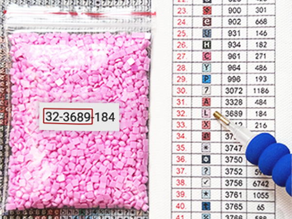 How to Paint with Diamonds Step 2 - Select a Symbol with Its Matching Diamond