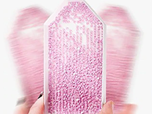 How to Paint with Diamonds Step 3 - Pour Diamonds into Tray and Gently Shake It