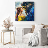 Beauty and the Beast Diamond Painting as Home Decor