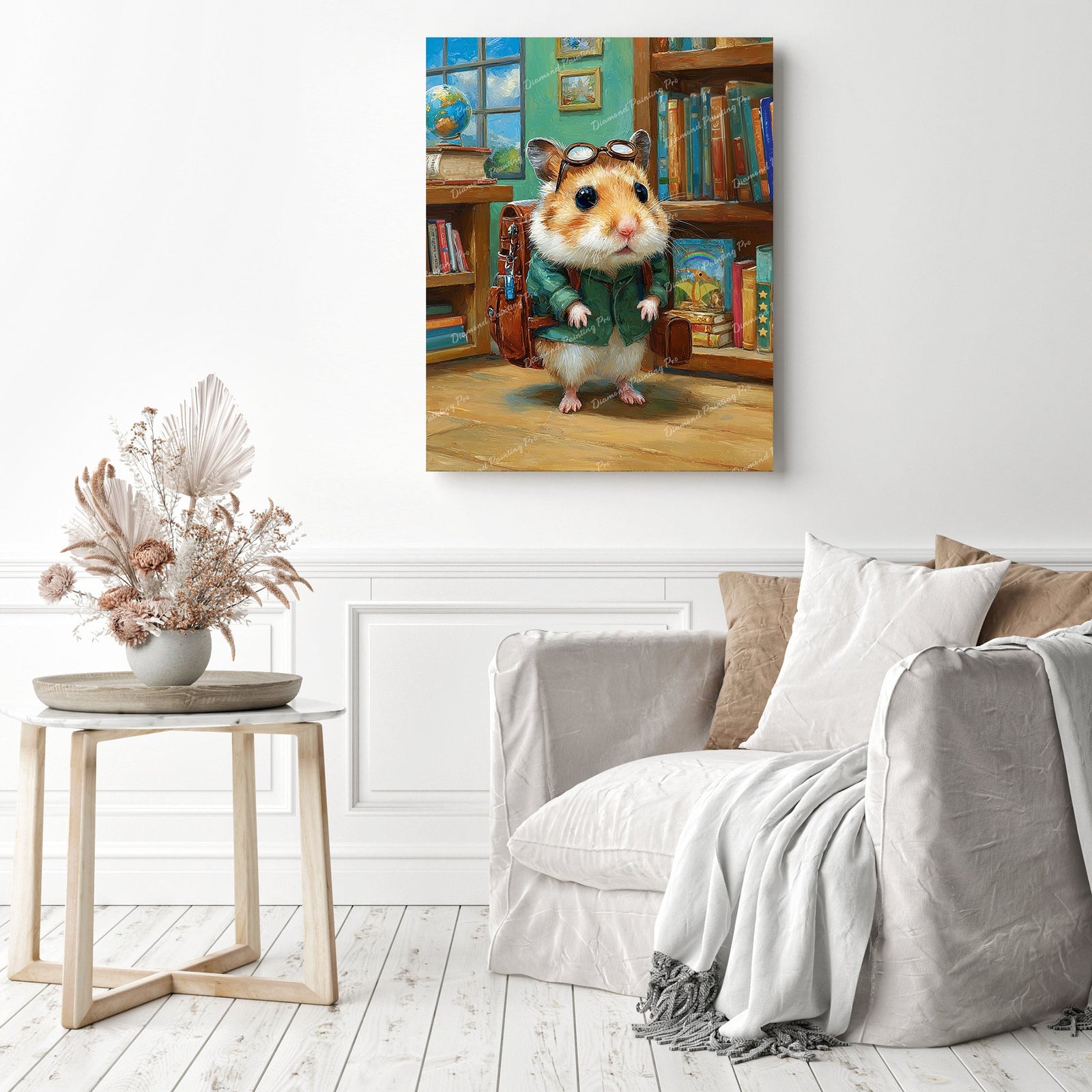 First Day of School Diamond Painting as Home Decor