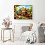 Floral Express Diamond Painting as Home Decor