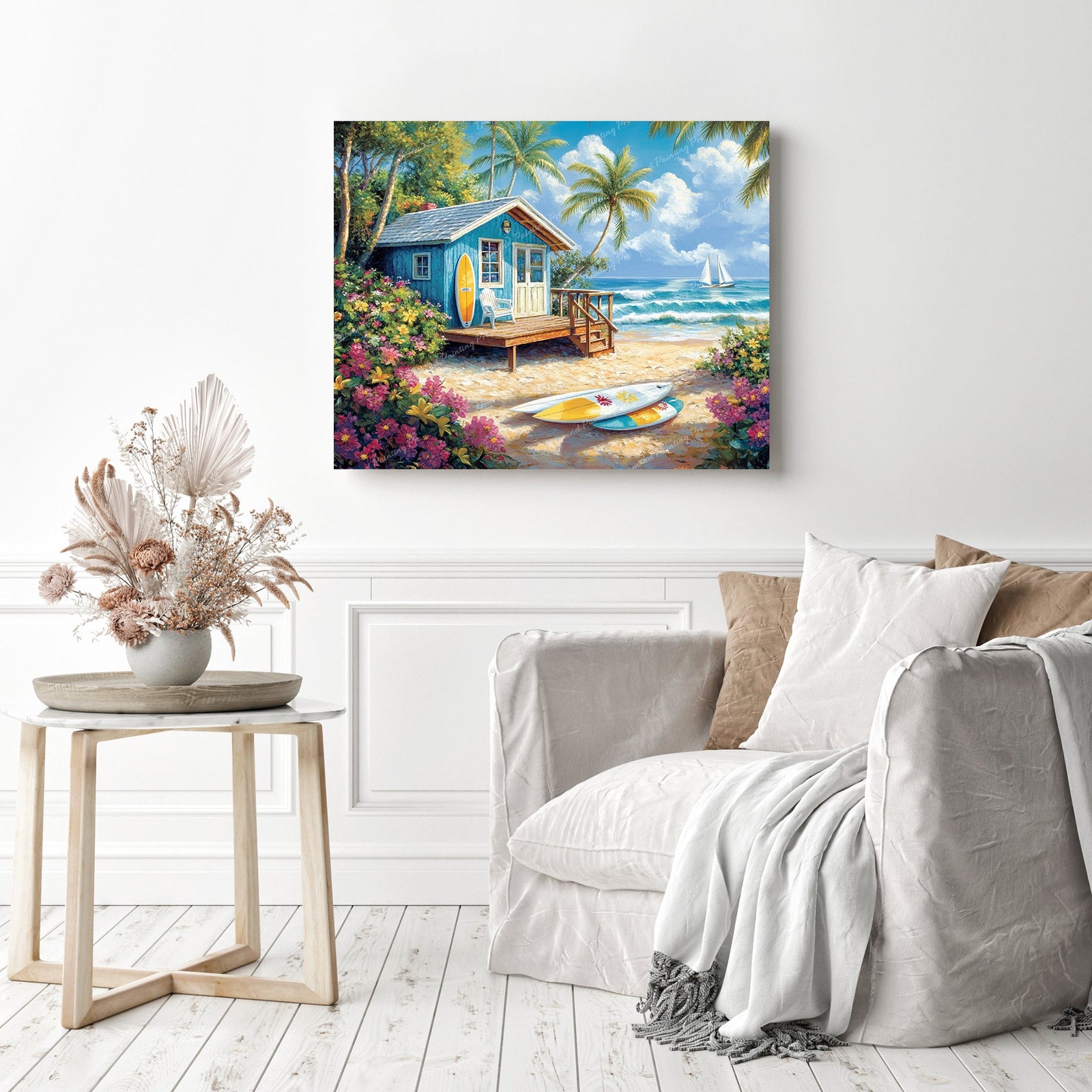 Getaway Shack Diamond Painting as Home Decor