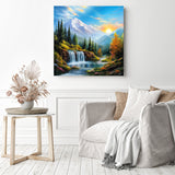 Morning Falls Diamond Diamond Painting as Home Decor