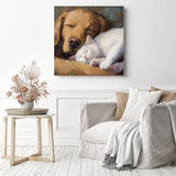 Naptime Buddies Diamond Painting as Home Decor