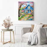 Patriotic Summer Garden Diamond Painting as Home Decor