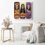 Sugar Skull Brides Trio Diamond Painting as Home Decor