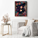 The Witch Portrait Diamond Painting as Home Decor