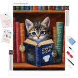 Chef Kitty Diamond Painting Kit - Full Drill / Square or Round Diamonds with AB Drills Option