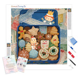 Festive Cookie Delights Diamond Painting Kit - Full Drill / Square or Round Diamonds with AB Drills Option