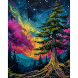 Aurora Pine Diamond Art Design - Full Drill with 5d Square or Round Diamonds / AB Drills Available