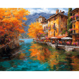 Autumn Reflections Diamond Art Design - Full Drill with 5d Square or Round Diamonds / AB Drills Available