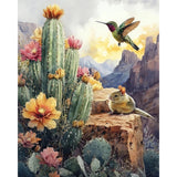 Cactus Companions Diamond Art Design - Full Drill with 5d Square or Round Diamonds / AB Drills Available