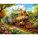 Floral Express Diamond Art Design - Full Drill with 5d Square or Round Diamonds / AB Drills Available