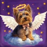 My Yorkie Guardian Diamond Art Design - Full Drill with 5d Square or Round Diamonds / AB Drills Available