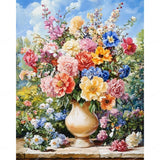 Radiant Garden Bouquet Diamond Art Design - Full Drill with 5d Square or Round Diamonds / AB Drills Available