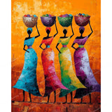 Rhythmic Hues Diamond Art Design - Full Drill with 5d Square or Round Diamonds / AB Drills Available