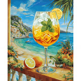 Sunny Spritzer Diamond Art Design - Full Drill with 5d Square or Round Diamonds / AB Drills Available