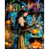 Witch's Potion Brew Diamond Art Design - Full Drill with 5d Square or Round Diamonds / AB Drills Available