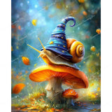 Wizard Snail Diamond Art Design - Full Drill with 5d Square or Round Diamonds / AB Drills Available