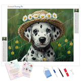 Spotted Sunshine Diamond Painting Kit - Full Drill / Square or Round Diamonds with AB Drills Option