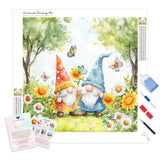 Summer Vacation Diamond Painting Kit - Full Drill / Square or Round Diamonds with AB Drills Option