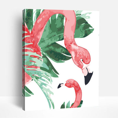 Coloring Flamingos | Paint By Numbers