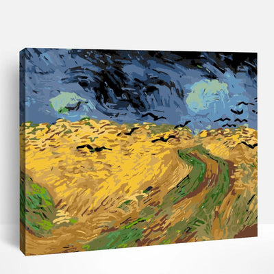 Wheatfield with Crows - Van Gogh | Paint By Numbers