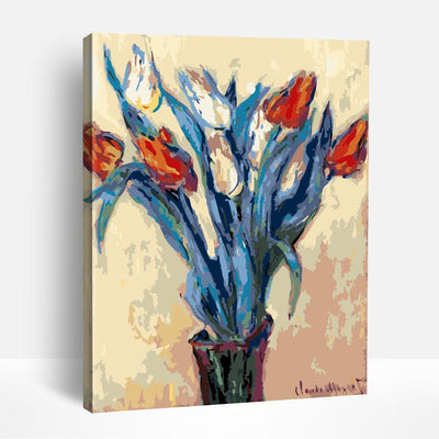 Tulips - Monet | Paint By Numbers