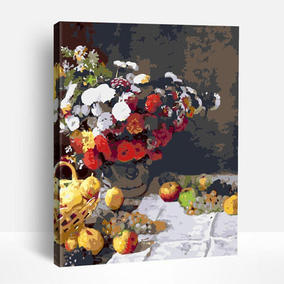 Flowers and Fruit - Monet | Paint By Numbers