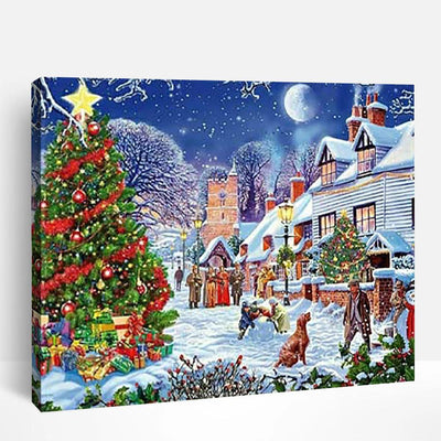 Christmas in Town | Paint By Numbers