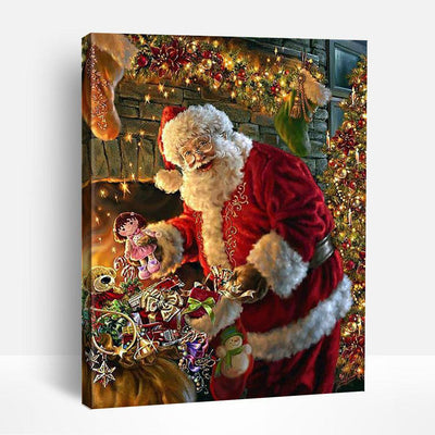 Santa's Gifting Time | Paint By Numbers