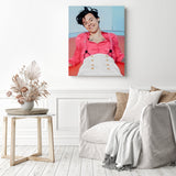 Harry Styles | Diamond Painting Displayed as Home Decor