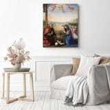 The Nativity | Diamond Painting Displayed as Home Decor