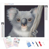 Koala | Diamond Painting Kit - Full Drill - Square or Round Diamonds with AB Drills Option