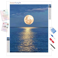 Moonlight Beach | Diamond Painting Kit - Full Drill - Square or Round Diamonds with AB Drills Option