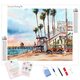 T Street | Diamond Painting Kit - Full Drill - Square or Round Diamonds with AB Drills Option