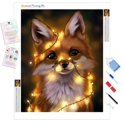 Foxy | Diamond Painting Kit - Full Drill - Square or Round Diamonds with AB Drills Option