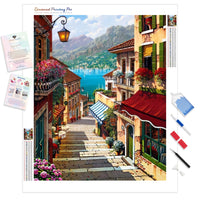 Bellagio Village | Diamond Painting Kit - Full Drill - Square or Round Diamonds with AB Drills Option