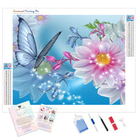 Butterfly Sparkle | Diamond Painting Kit - Full Drill - Square or Round Diamonds with AB Drills Option
