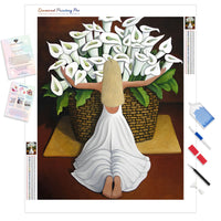 Lilies - Bailey Rae | Diamond Painting Kit - Full Drill - Square or Round Diamonds with AB Drills Option