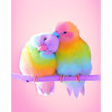 Colorful Parrots | Diamond Painting Design - Full Drill Diamond Art with 5d Square or Round Diamonds - AB Drills Available