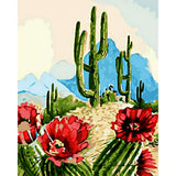 Desert Cactus | Diamond Painting Design - Full Drill Diamond Art with 5d Square or Round Diamonds - AB Drills Available