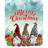 Christmas Gnome | Diamond Painting Design - Full Drill Diamond Art with 5d Square or Round Diamonds - AB Drills Available
