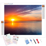 Sunset Bomb | Diamond Painting Kit - Full Drill - Square or Round Diamonds with AB Drills Option