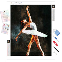 Ballet Dancer 2 | Diamond Painting Kit - Full Drill - Square or Round Diamonds with AB Drills Option